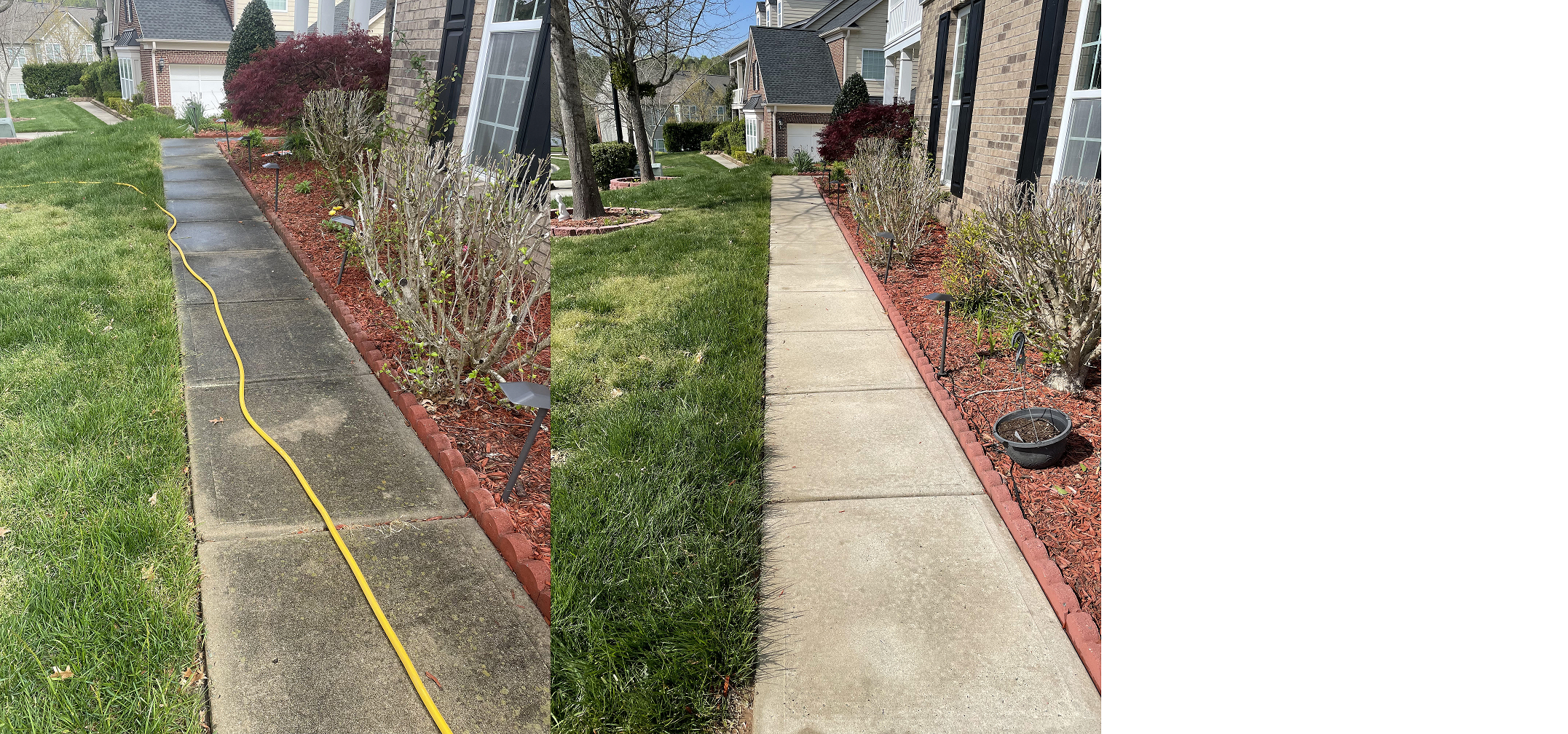 Top Quality House Washing and Driveway / Patio / Walkway Cleaning in Cary, North Carolina